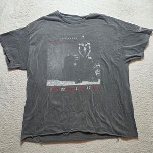 Lil Wayne The Carter III T Shirt Mens XL Gray Graphic Tee Rap cropped faded sick